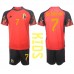 België Kevin De Bruyne #7 Babykleding Thuisshirt Kinderen WK 2022 Korte Mouwen (+ korte broeken)